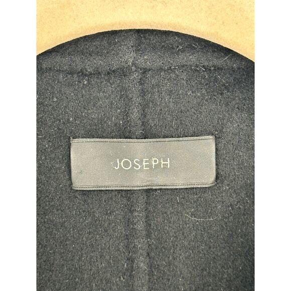 Joseph Lisa Long Wool Cashmere Coat Collared Long Long Sleeve Winter 38 US 6 - Picture 3 of 13